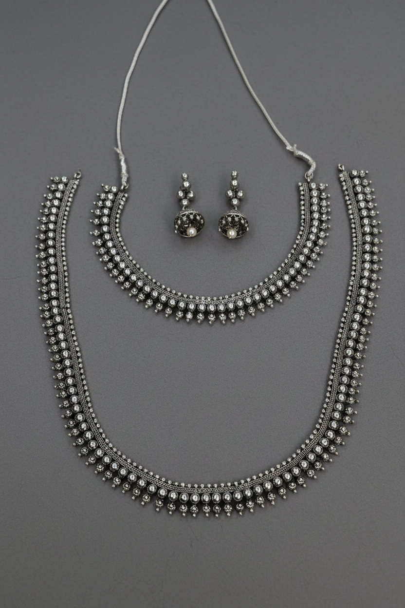 Silver Oxidised combo 