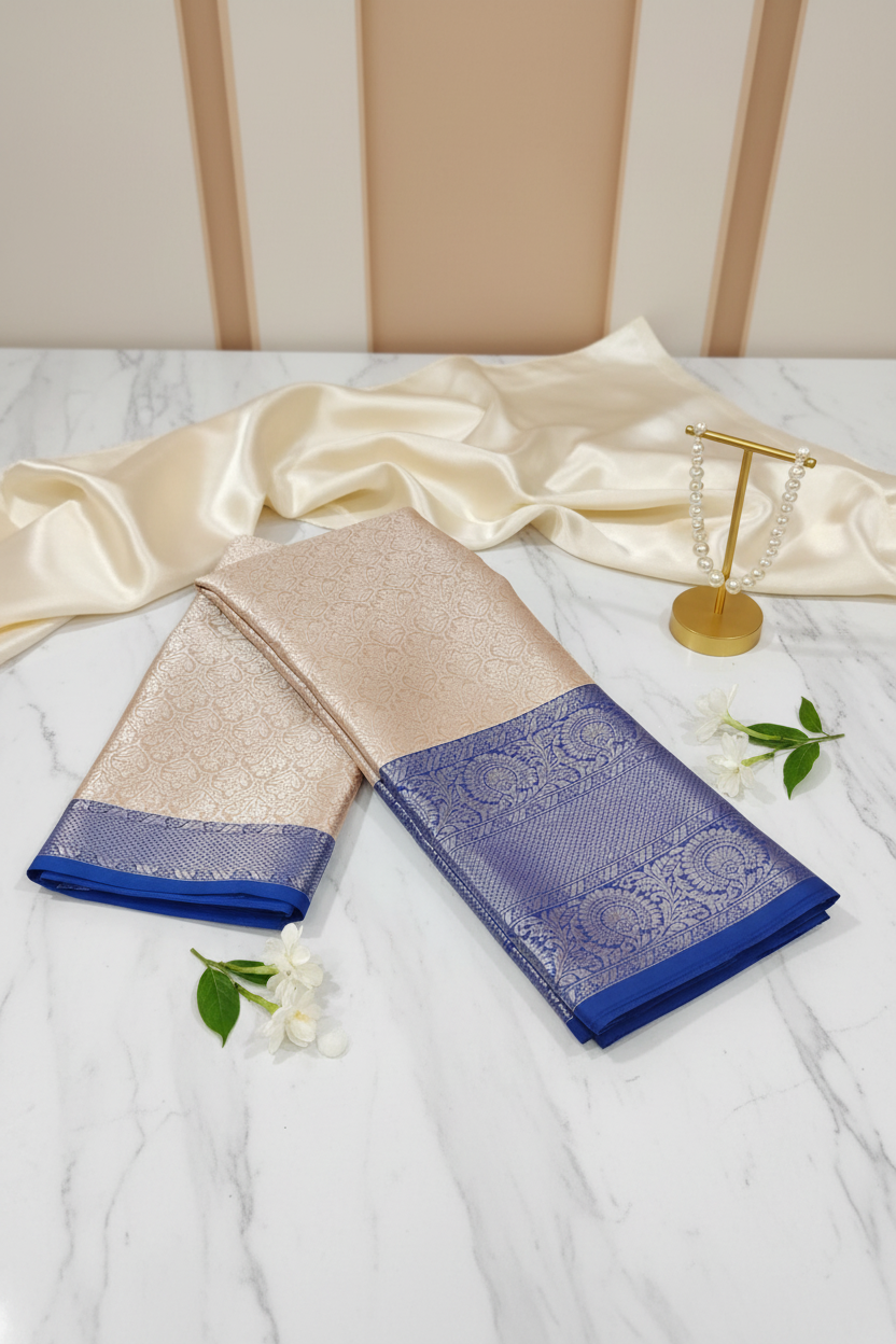 Silver Symphony Saree 