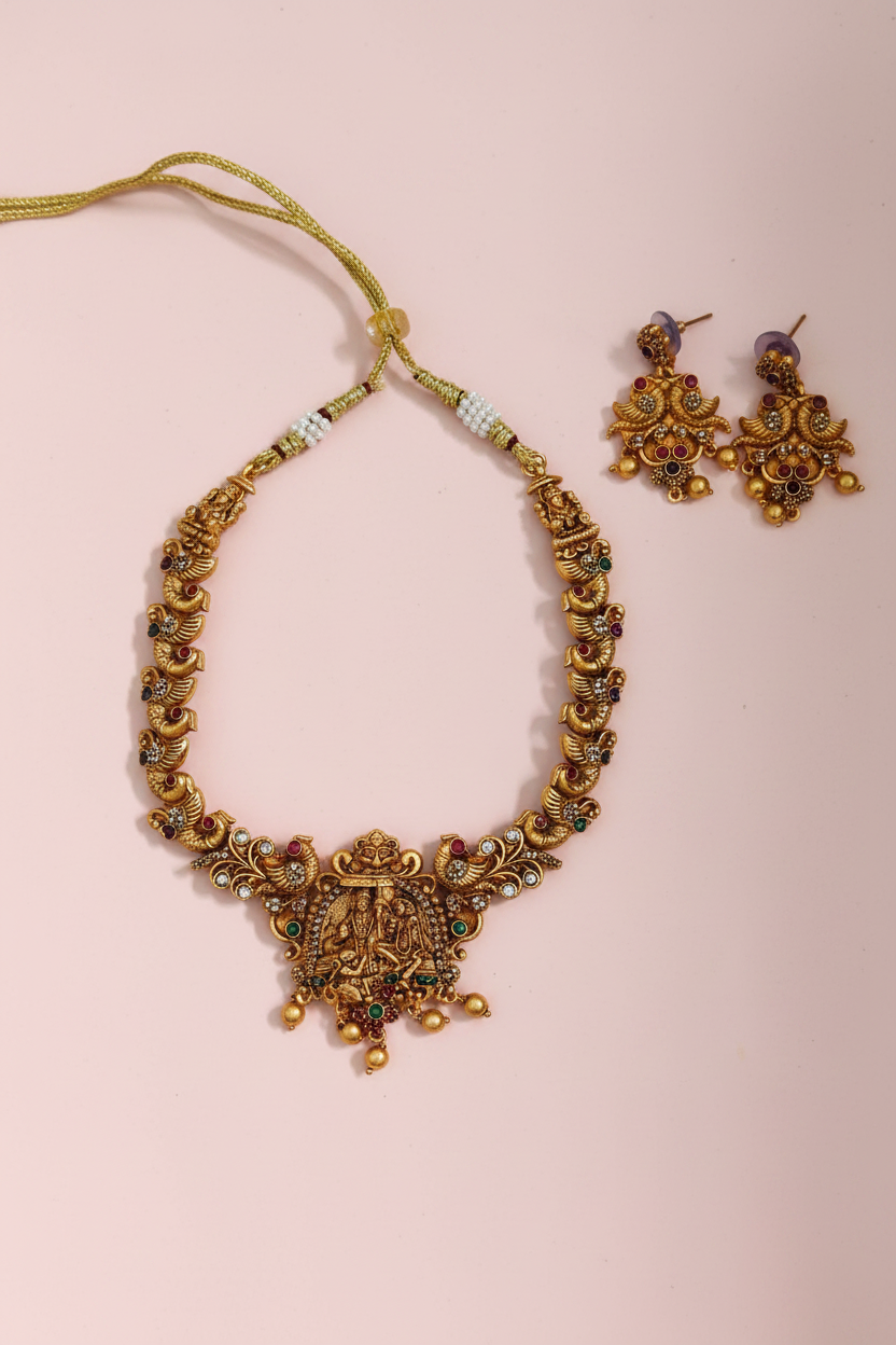 Sita Ram Matte Necklace