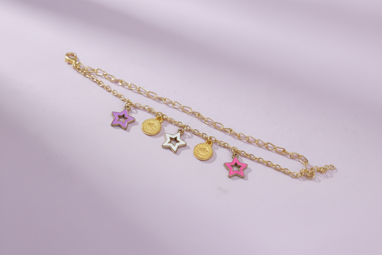 Star charms bracelet 