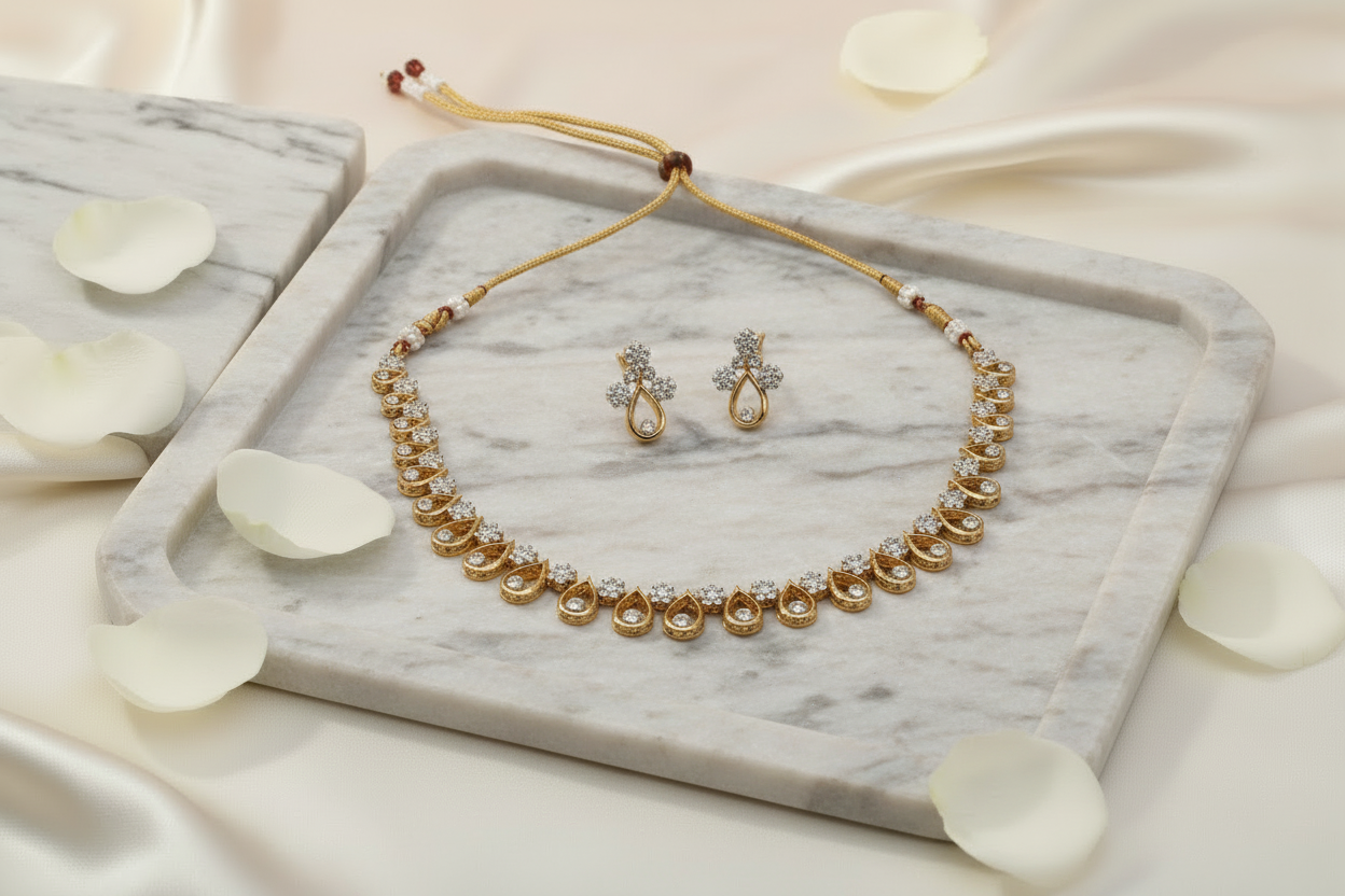 Tear Drop AD Necklace 