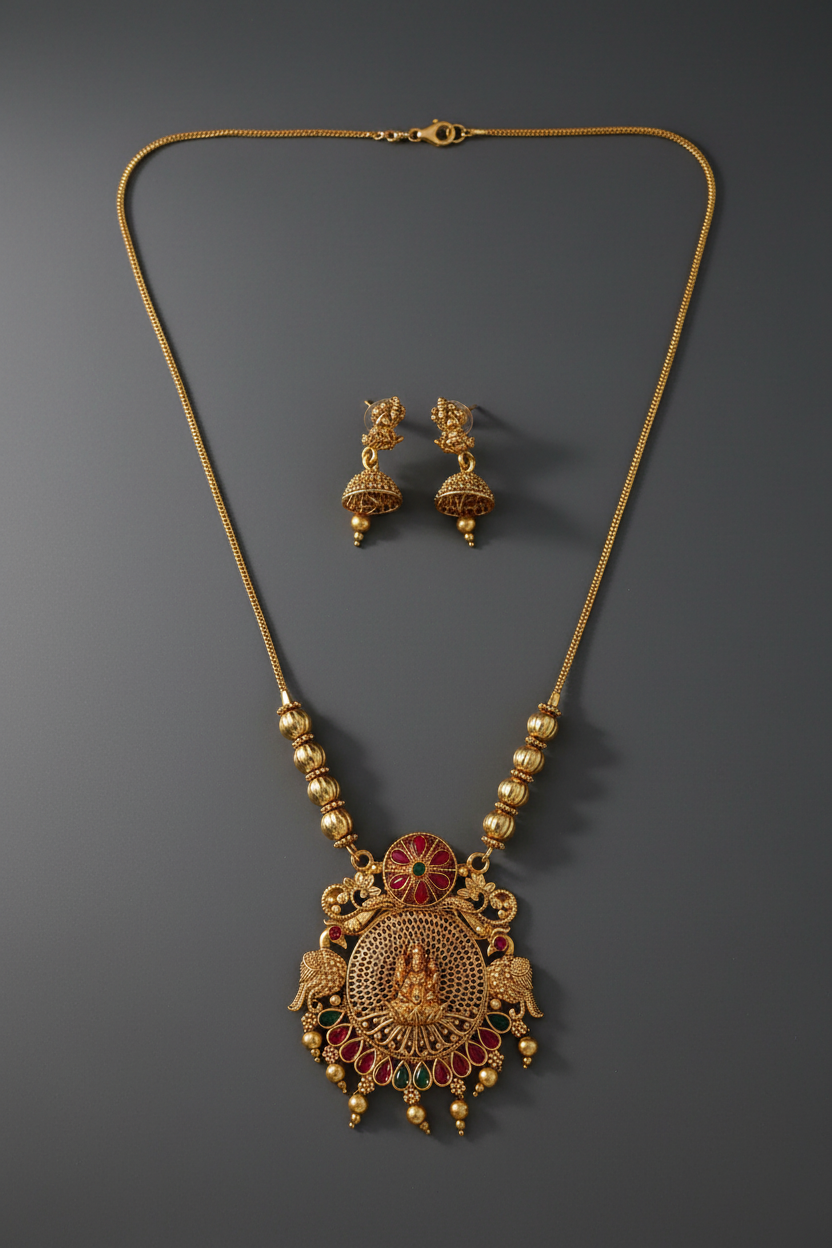 Multi Temple Matte Chain