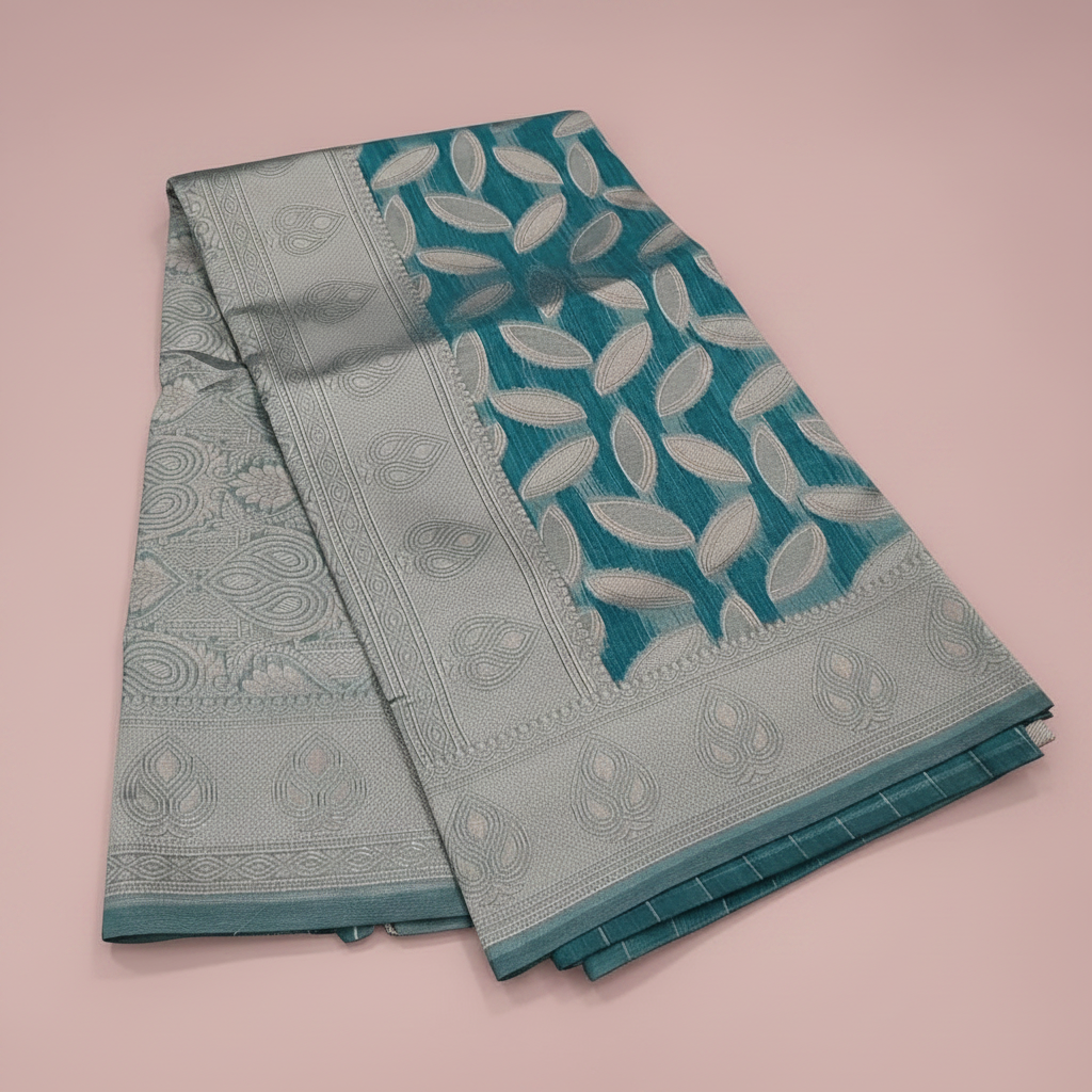 Green Tissue Saree
