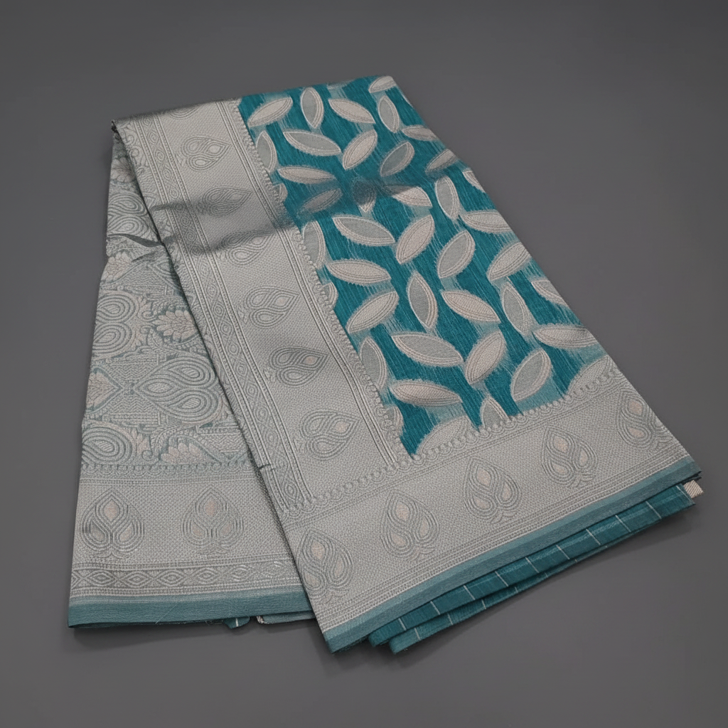 Green Tissue Saree