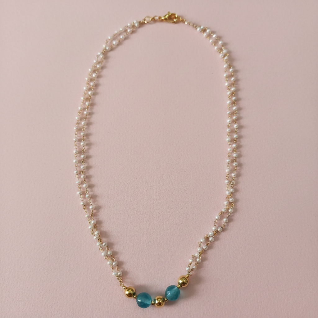 Two Line Pearl Chain