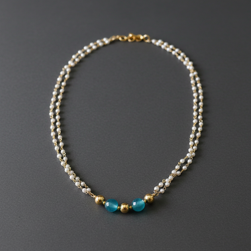 Two Line Pearl Chain