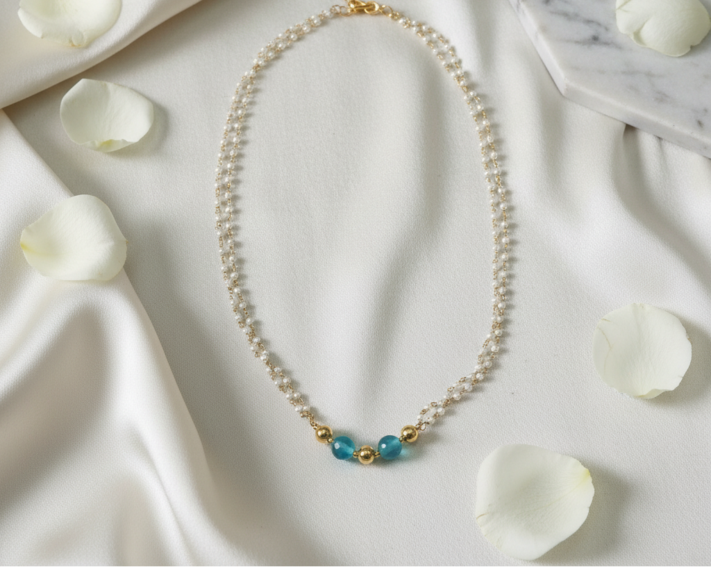 Two Line Pearl Chain