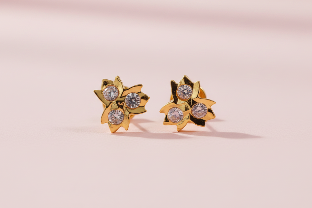 White Stone Impon Stud