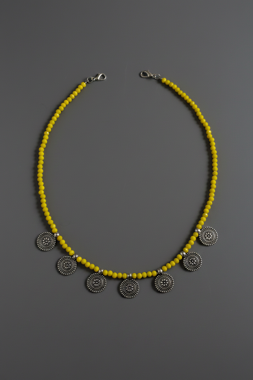 Yellow-Crystal-Bead-Chain