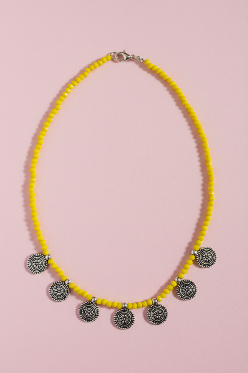 Yellow-Crystal-Bead-Chain