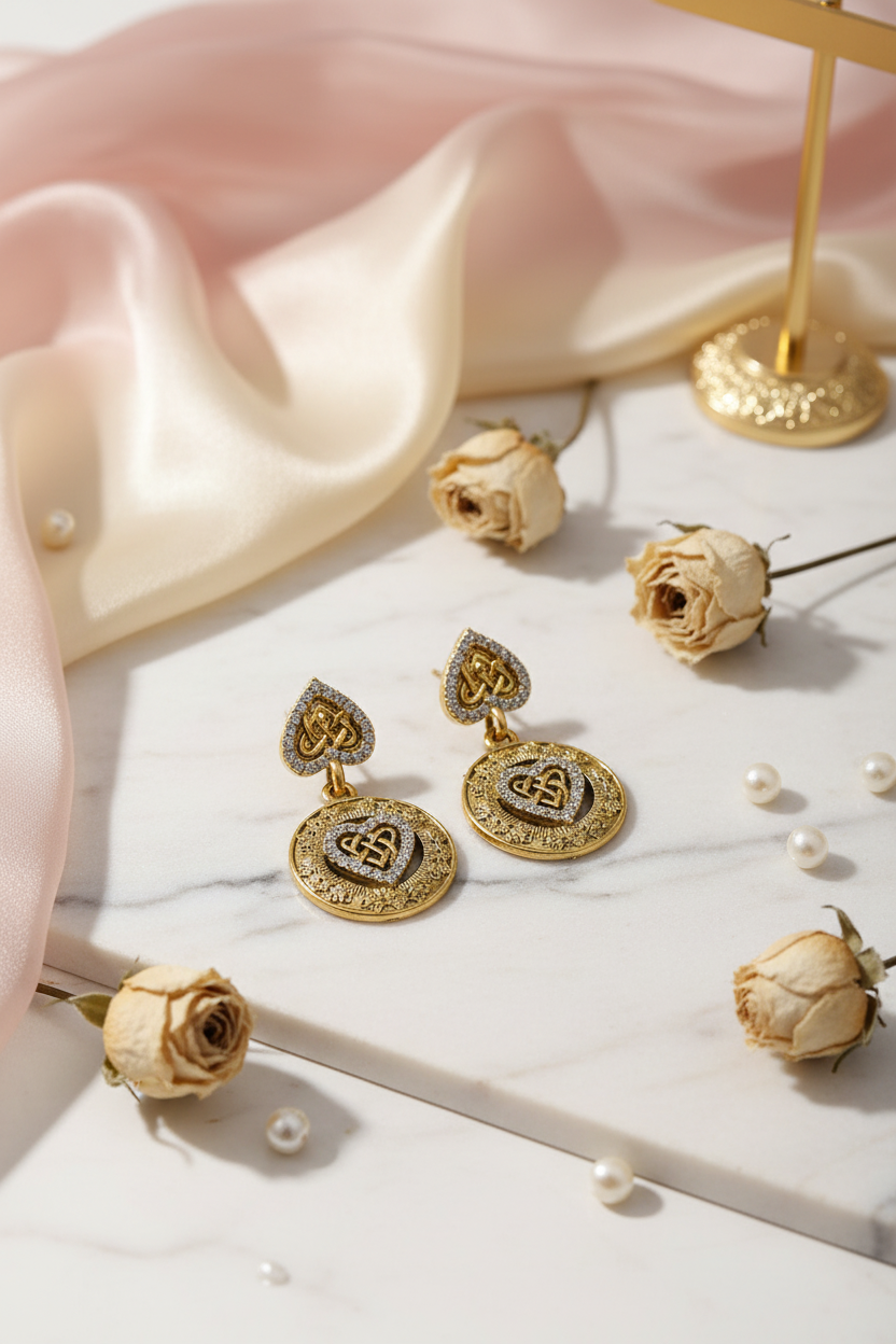Antique Gold Earrings