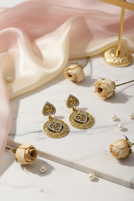 Antique Gold Earrings