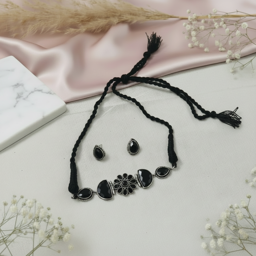 black_Oxidised_Choker