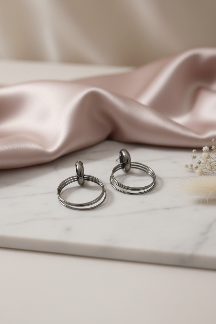 Sliver Hoop Earrings