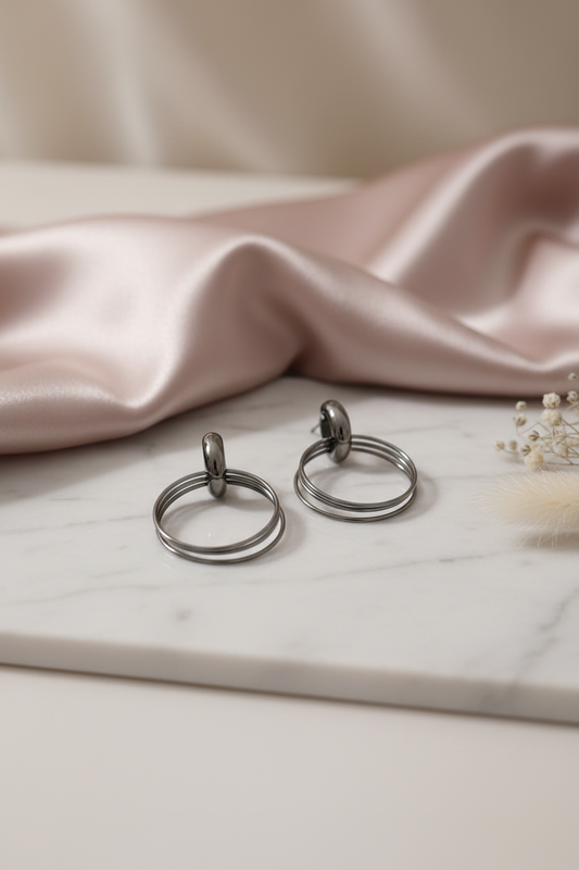 Sliver Hoop Earrings