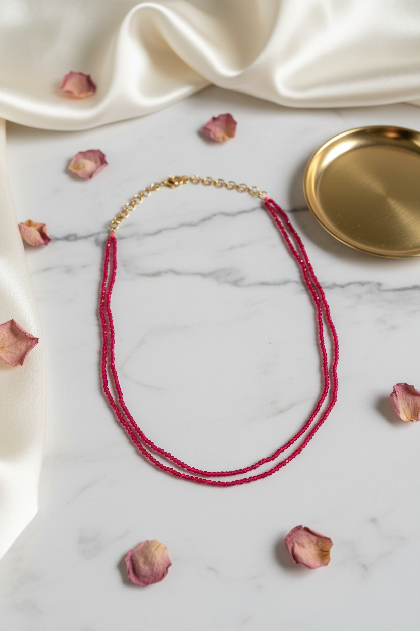 Crystal Chain Pink 