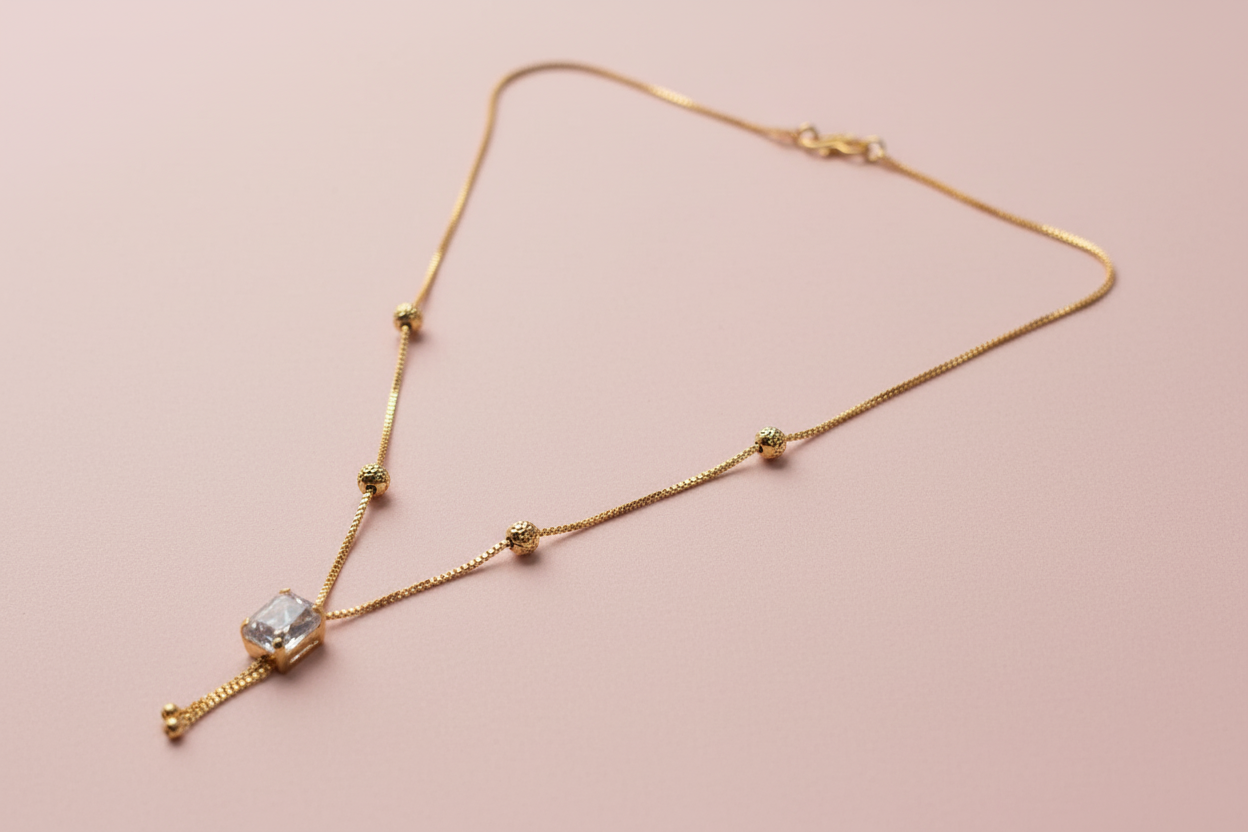 crystal gold replica chain