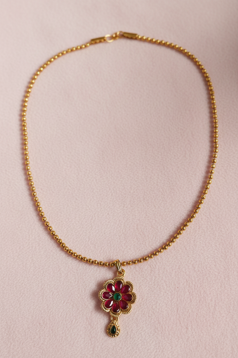 Floral Chain Matte Finish 