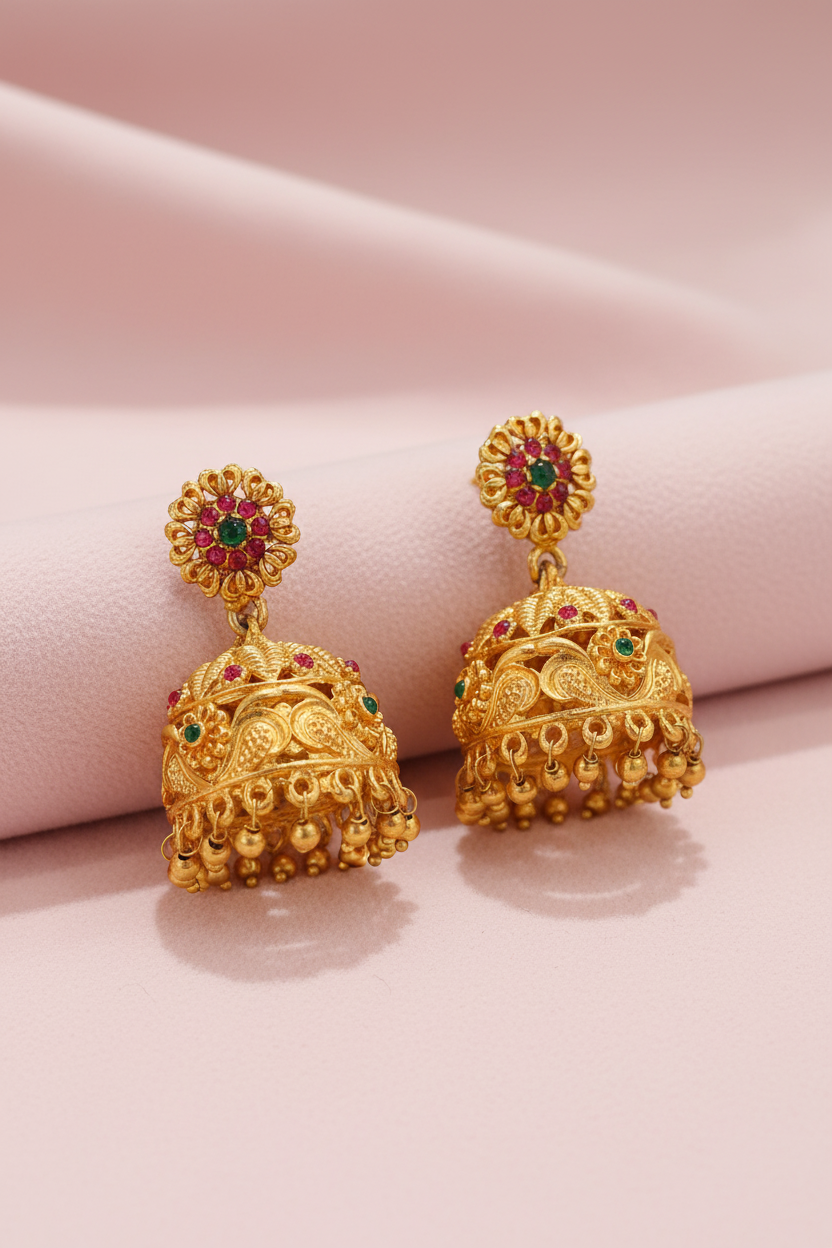 floral_matte_Earrings
