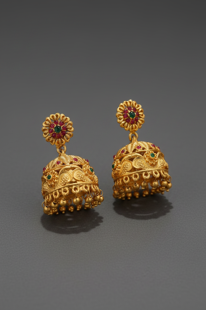 floral_matte__Earrings