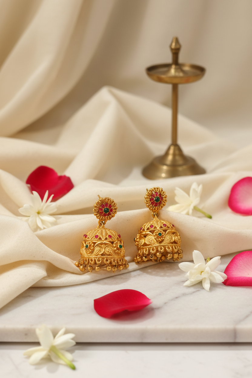 floral_matte_earrings