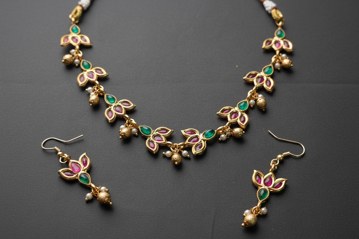 floral necklace 
