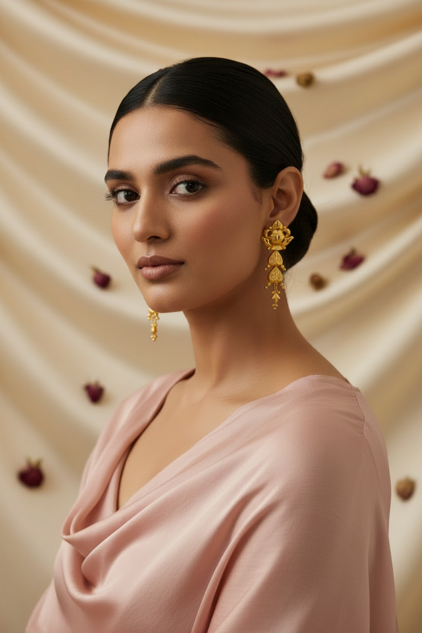 Floral Stud Earrings