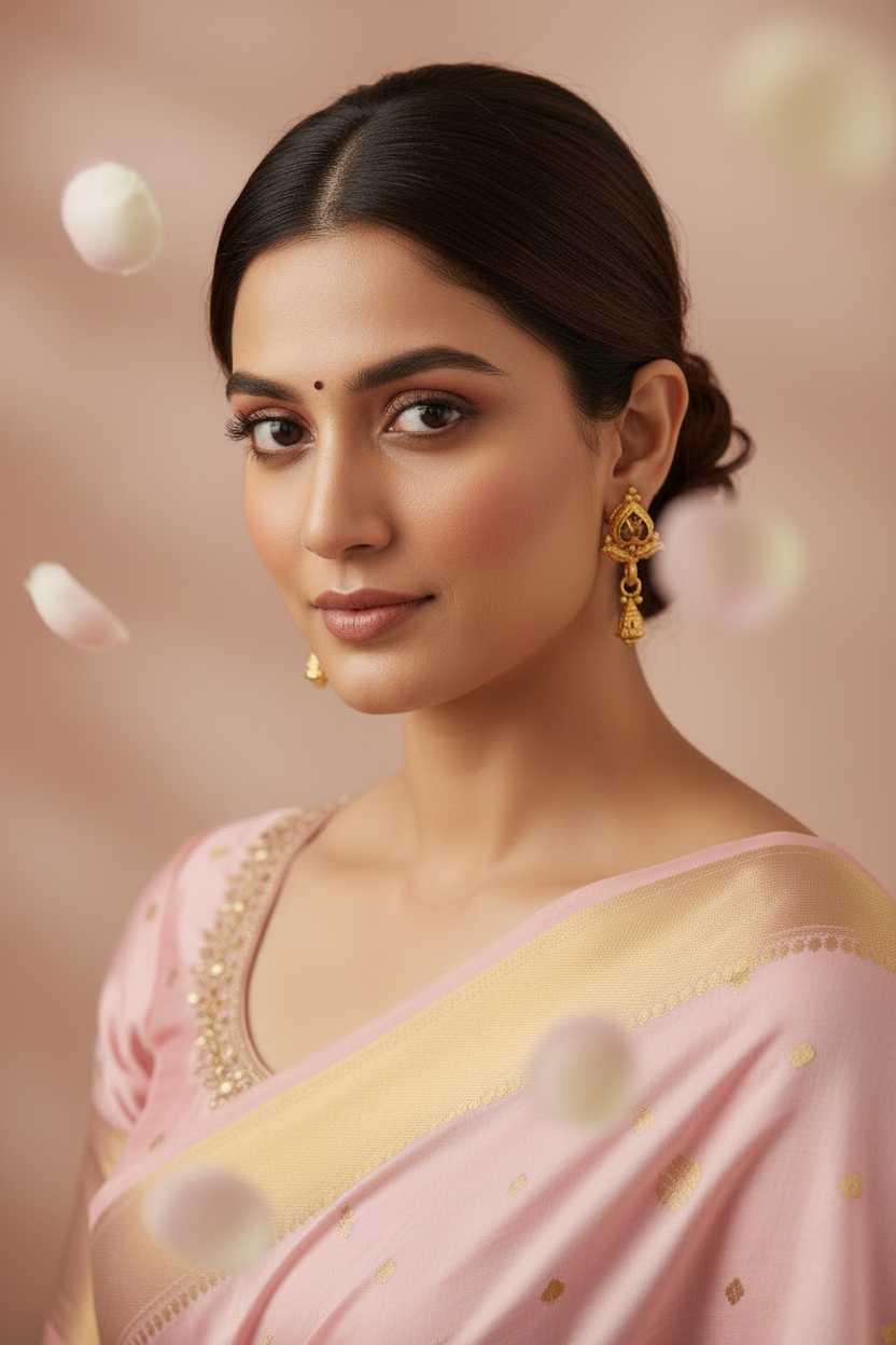 Gold Polish Earrings 