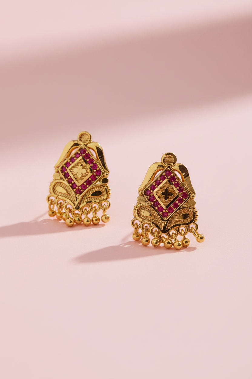Gold Replica Earrings 