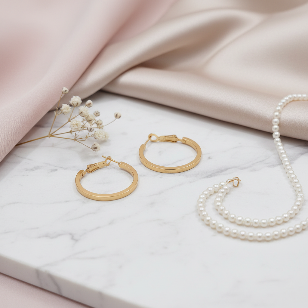 Gold Hoop Earrings