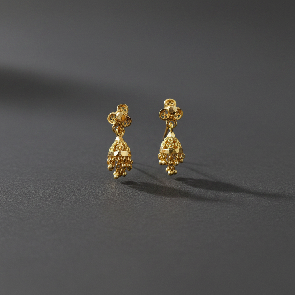Golden Jhumka Mini