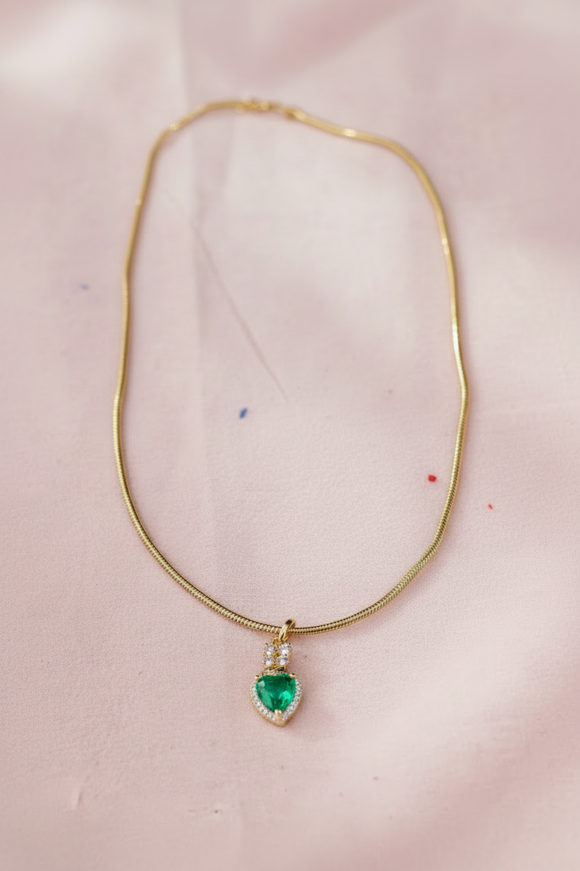 green Mango Pendant Chain