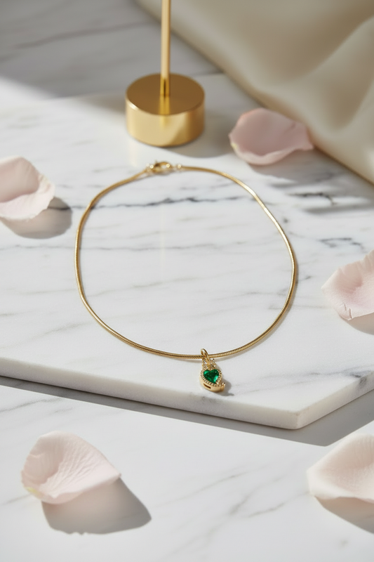 green Mango Pendant Chain