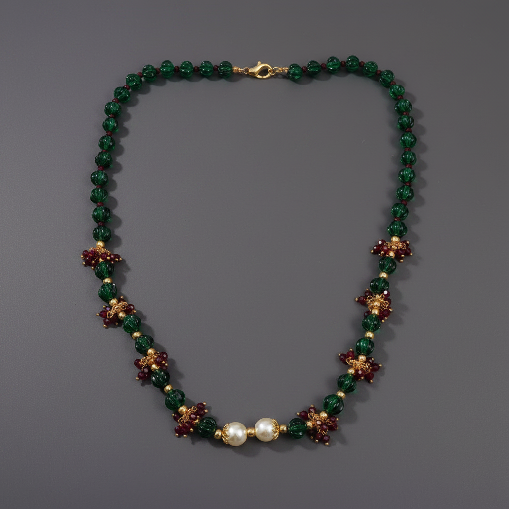 Green Floral Chain