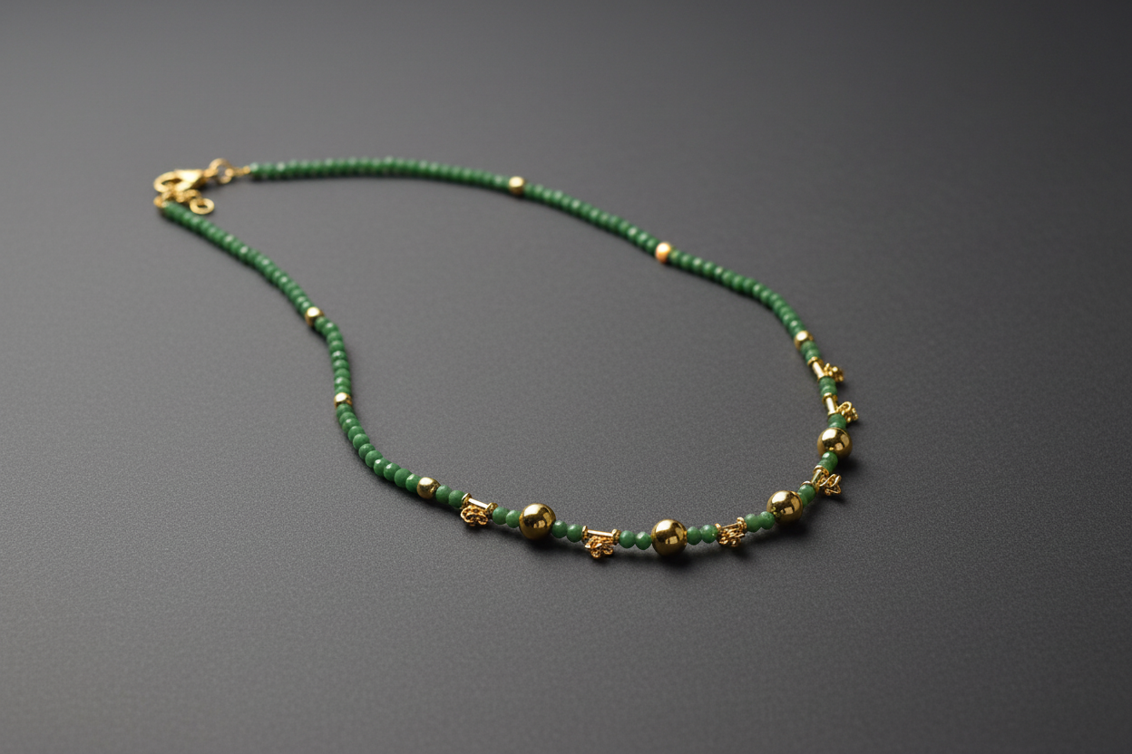 Green Crystal Chain bead