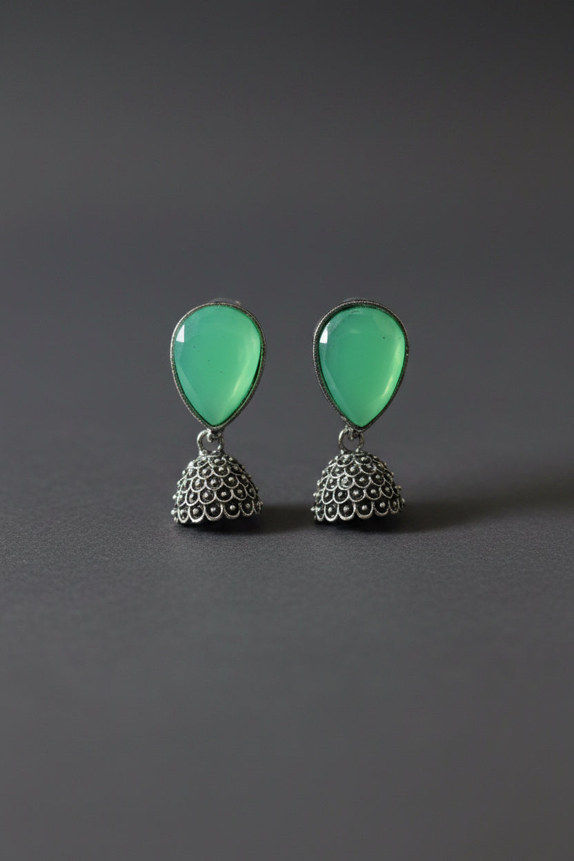 green_jumka_earrings