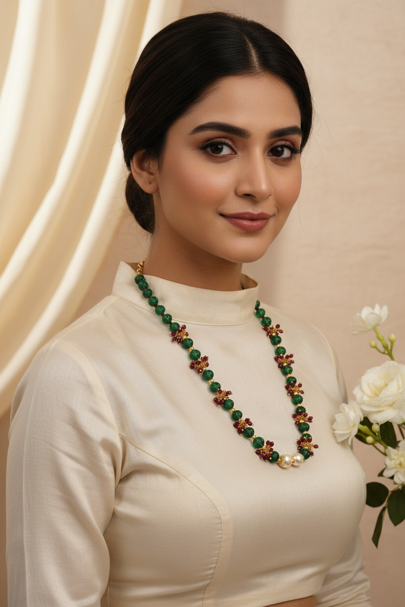 green_pumpkin_beads_chain