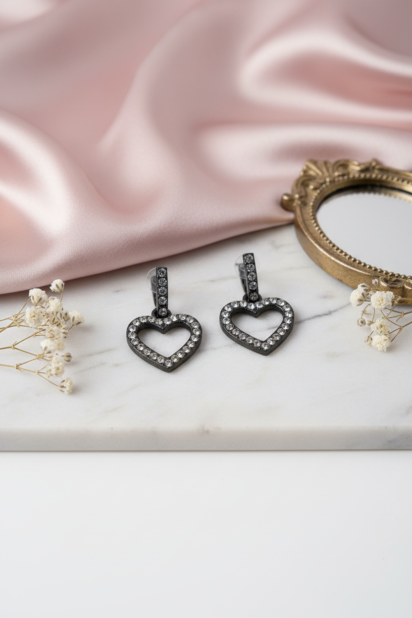 Heart Stud Earrings