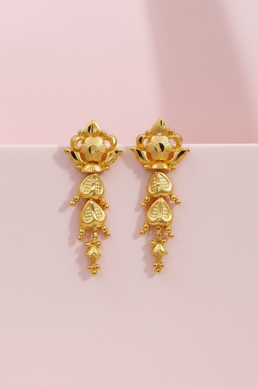 Inverted Heart Earrings
