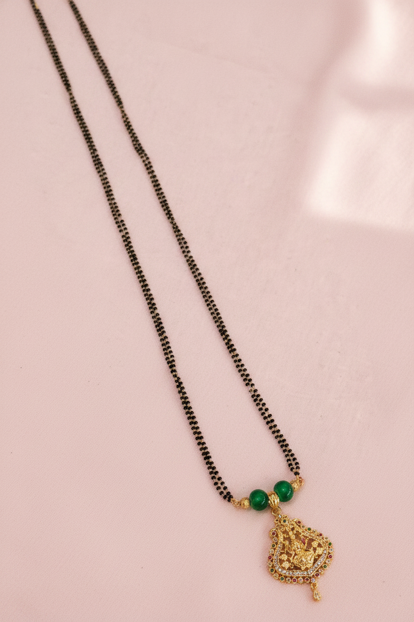 Lakshmi Green Mangalsutra 