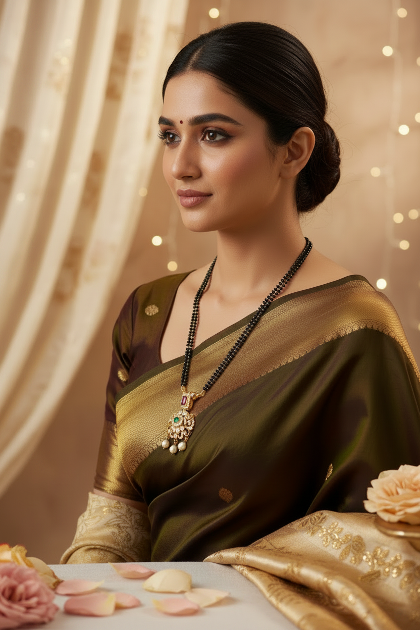 Mangalsutra Uncut AD Stone 