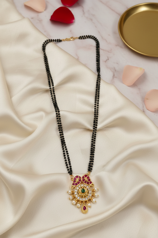 Mango and Lotus Kemp Mangalsutra 
