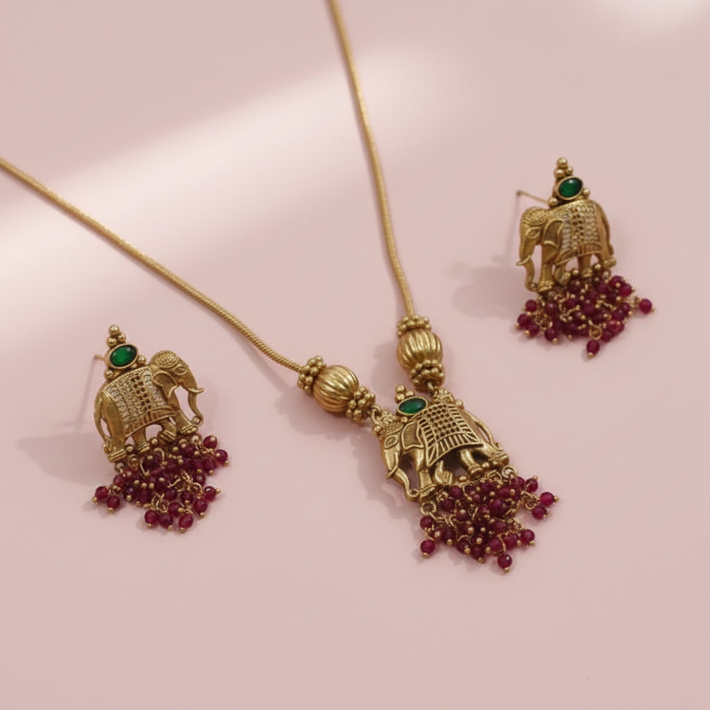 multicolor elephant chain
