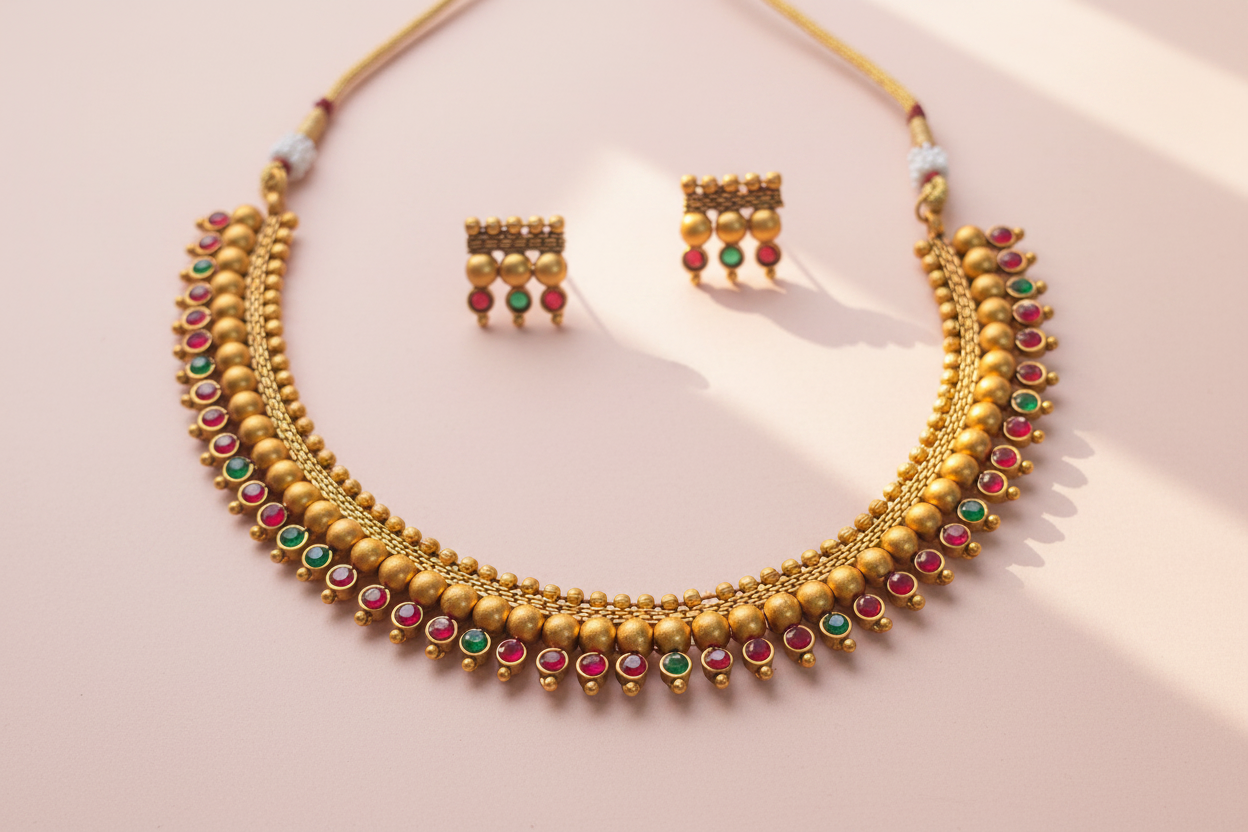 Multi Kemp Matte Necklace