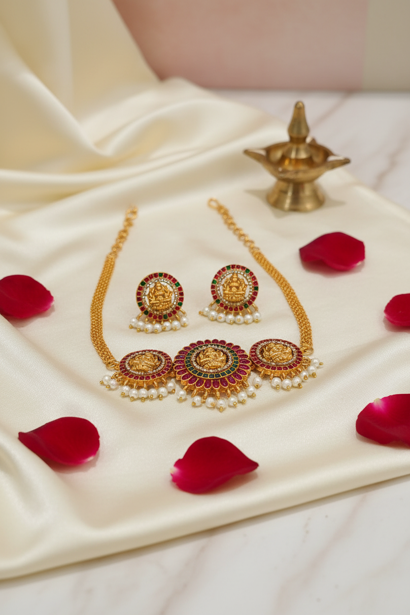 multicolor_lakshmi_choker