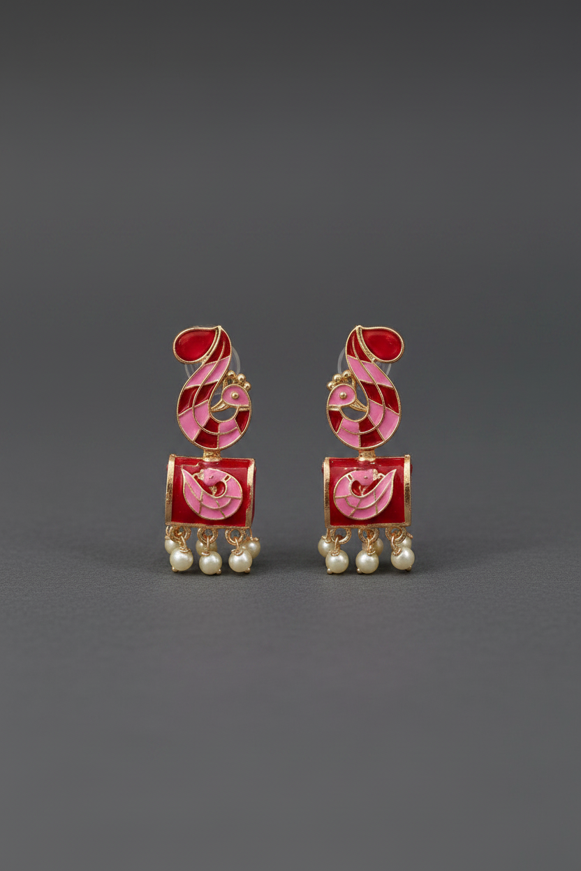peacock__meenkari_earrings