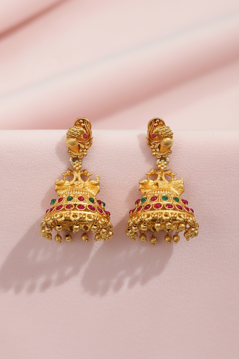 peacock_earrings