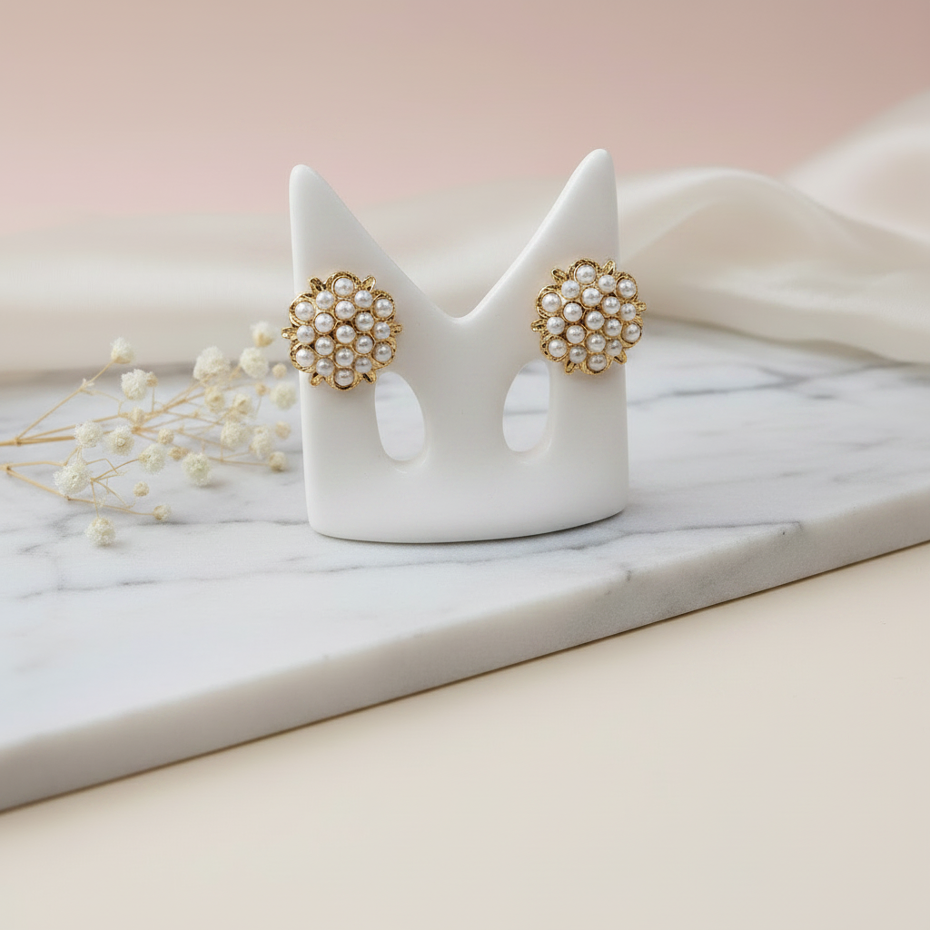 Pearl Impon Earrings 