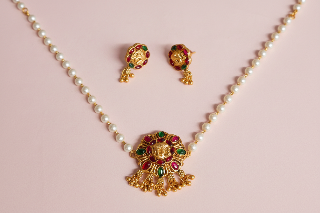 pearl matt choker