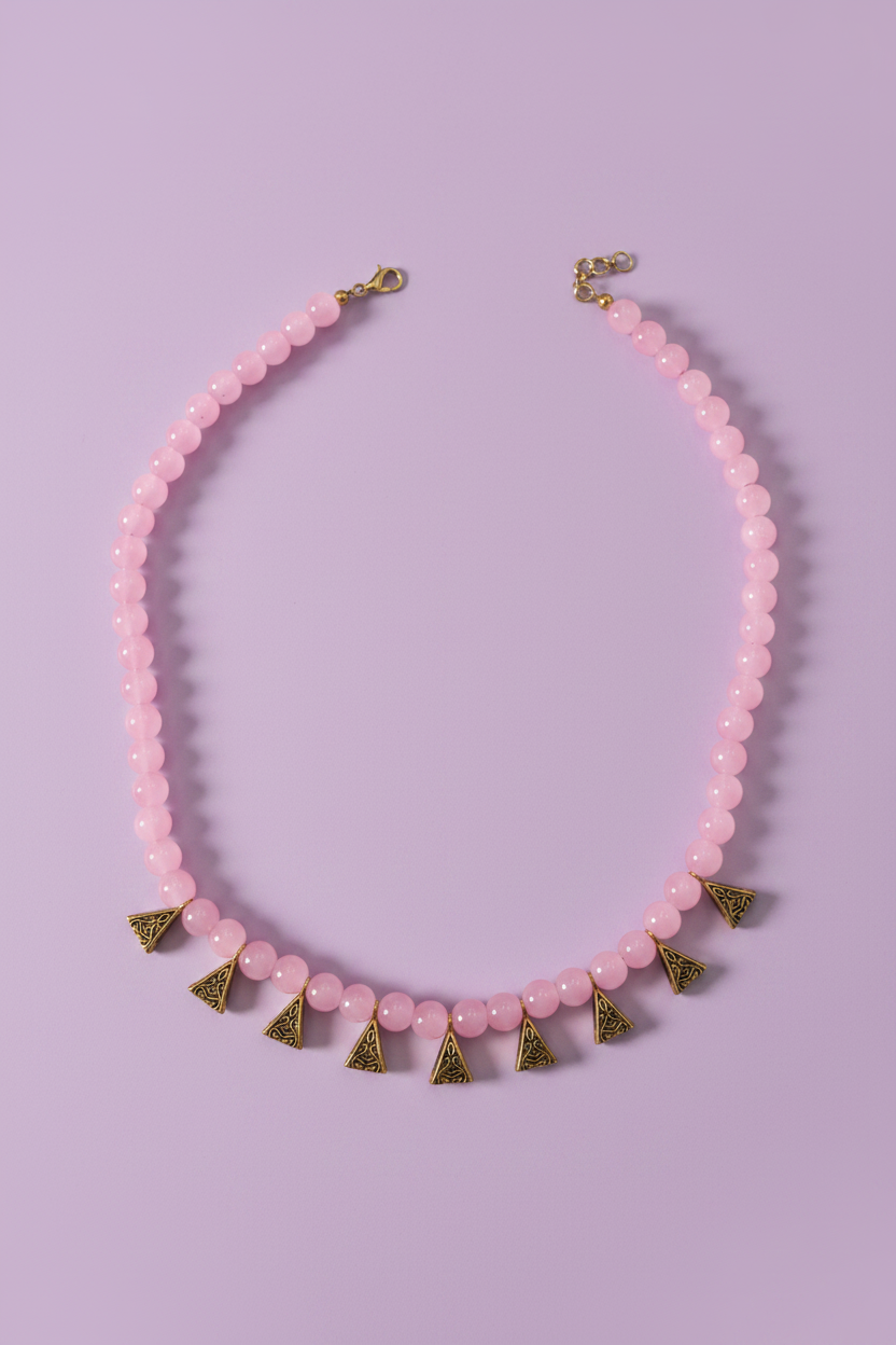 pink_glass_bead_chain